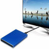 Picture of External Hard Drive 2TB Ultra-Thin Hard Drive USB3.0 Portable Hard Drive 2000GB Compatible PC Notebook Desktop (2TB, A-Blue)