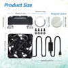 Picture of SCCCF 40mm USB Fan USB Ventilator 5V Cooling Fan Compatible for phone flat VR Gear, Aquarium, Roku, Router, Raspberry Pi, Cosplay, Helmet Receiver DVR Playstation Xbox Computer Cabinet Cooling