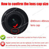 Picture of MOSTOS ; Brings Superior® - 49mm Lens Cap for Sony E-Mount FE 50mm f/1.8,Sony E 55-210mm f/4.5-6.3 Lens,Sony E 35mm f/1.8,Sony E 20mm f/2.8 Lens for Sony - (Ø49 mm)