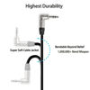 Picture of HENGYONGTA Tentacle Sync Easync Denecke Bidirectional Timecode Flexible Cable 3.5 mm TRS Jack to Right Angle BNC for ARRI Amira, for Canon C300 C500 C70, for Sony FX6 FX9 Camera, Zoom Recorder