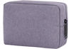 Picture of CAAORDKSO Small Cable Organizer Bag, Charger Organizer Case Pouch Travel Bag, Waterproof Electronics Accessories Case for USB, Cable, Cord, Charger, Phone, Power Bank, Earphone (Small-Purple)