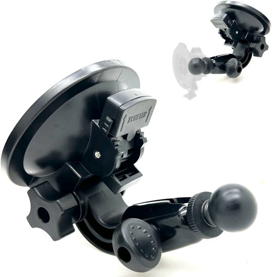 Picture of ChargerCity Heavy Duty Large 22mm Suction Mount for Garmin Overlander dezl OTR1000 OTR1010 OTR800 OTR810 RV 1090 1095 890 895 DriveSmart 86 8"-10" Truck GPS Navigator