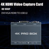 Picture of ATCCPYDM 4K DVI Video Capture Card,Audio Video HDMI Game Capture,DVI HDMI VGA to USB3.0 Full HD Video Capture Device,1080P@60Hz HDMI Loop-Out,Compatible with Windows,Linux,Android and MAC System