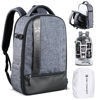 Picture of K&F Concept Camera Backpack Professional DSLR Camera Bag Waterproof Photography Bag for DSLR Cameras 15 inch with Laptop/Tripod/Lenses Large Capacity Bag