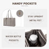 Picture of LOVEVOOK Laptop Bag for Women Vintage Leather Laptop Tote 15.6 inch Large Capacity Computer bag with Clutch Purse for Work