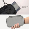 Picture of CAAORDKSO Cord Organizer Travel Cable Organizer Bag Tech Electronic Organizer Travel Case, Waterproof Electronic Accessories Pouch Bag for Cable, Cord, Charger, Phone, Power Bank, Earphone(Light Grey)