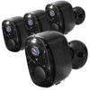 Picture of ELECCTV Security Cameras Wireless Outdoor 4pack, 2K Battery Powered Camera for Home Security with IP65, SD/Free Cloud Storage, No Monthly Fee, AI Motion Detection, Color Night Vision, 2-Way Audio