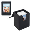 Picture of WOGOZAN Mini Picture Holder Case for Fujifilm Instax Mini 12/11/99/90/EVO Camera 2.15x3.4 inches Film Accessories Photo Pouch Protection Case Can hold 50+ films (Black)
