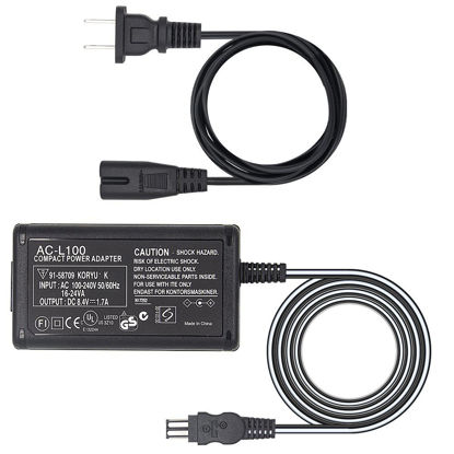 Picture of AC Adapter Charger Compatible with Sony Handycam DCR-TRV33 DCR-TRV210 TRV230 DCR-TRV250 DCR-TRV280 DCR-TRV330 DCR-TRV340 DCR-TRV350 DCR-TRV460 DCR-TRV480 DCR-TRV510 DCR-TRV530 DCR-TRV520 Camcorder