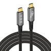 Picture of CABLEDECONN USB4 Thunderbolt 4 Extension Cable 240W 8K USB C 2M 6.6ft Cable M/M Fast Charge 40Gbps Ultra HD Data Transmission Cable 8K@60Hz 4K@144Hz Video Cable Compatible with MacBook M1 M2 M3
