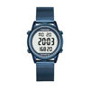 Picture of TIMEURE Women's Step Counter Pedometer Watch Crystal Stone, No App, No Charging Needed for Step, Calorie, Distance Tracking, Alarm, Countdown Timer, TU-2401 (Crystal Blue)