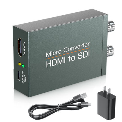 Picture of HDMI to SDI Converter, HDMI to Tow SDI Converter, HDMI in 2 Ports SDI Out Converter, Audio Embedder Supports HDMI 1.3 1080P, 3G/ HD-SDI Auto Format Detection(HDMI Type A）