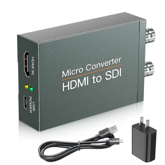 Picture of HDMI to SDI Converter, HDMI to Tow SDI Converter, HDMI in 2 Ports SDI Out Converter, Audio Embedder Supports HDMI 1.3 1080P, 3G/ HD-SDI Auto Format Detection(HDMI Type A）