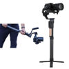 Picture of FeiyuTech Carbon Fiber Extension Bar 11 inches, Lightweight with 1/4" Hole/Screw for Smartphone/Camera Handhold Gimbal Stabilizer, Action Camera and Tripod.