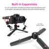 Picture of Akeipho Mini Tabletop Tripod for Gimbal/DSLRs, Desktop Tripod Stand Handle Grip for DJI Ronin S/SC, Zhiyun Weebill S/Smooth, Osmo Mobile with Extended 1/4" Screw Holes