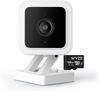 Picture of Cam V3 Smart Home Security Camera, Indoor/Outdoor Use, 1080p Plug-in, Color Night Vision, Motion Detection, Two Way Audio, Compatible with Alexa, Google Assistant, Cam V3+128GB SD Card
