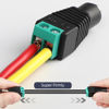 Picture of VILHTL 10 Pairs 12V DC Power Connector Male+Female 5.5 x 2.1MM Power Jack Plug Adapter Barrel Connector for CCTV Security Camera Led Strip Cable Wire Ends Plug