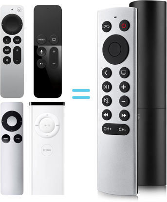 Picture of Replacement for Apple-TV-4K-Remote, Siri-Remote Control for Apple TV 4K/HD (NO Voice)