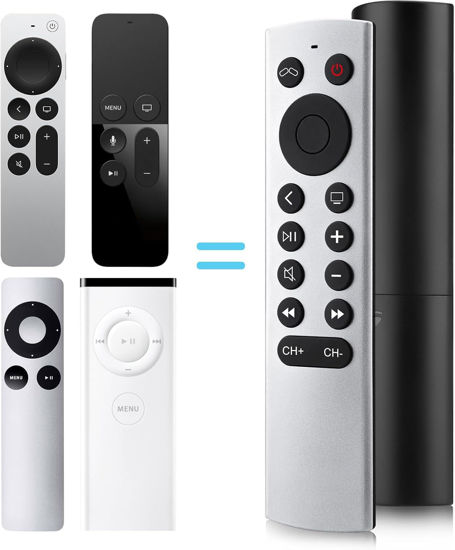 Picture of Replacement for Apple-TV-4K-Remote, Siri-Remote Control for Apple TV 4K/HD (NO Voice)
