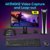 Picture of 4K 60fps HDMI Video Game Capture and Passthrough Support HDR & VRR,1080P 120fps Capture for games console Live Streaming and Video Recording in 4K
