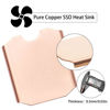 Picture of Steam Deck SSD Heatsink Thermal Pad: Haojiaho M.2 2230 NVME SSD Copper Heat Sink with Cooling Thermal Pads for Steam Deck 2230 SSD, SabrentRocket 2230, Rog Ally ssd, Back Cover Opening Tools