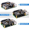 Picture of GeeekPi P30 PoE+ HAT for Raspberry Pi 5, with Official Pi 5 Active Cooler