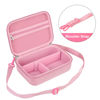 Picture of BOVKE Carrying Case for Sony ZV-1 / ZV-1F / ZV-1 II Vlog Digital Camera & Bluetooth Grip Vlogger Accessory Kit for Vlogging YouTube Live Video Streaming, Mesh Pocket for USB Cables Charger, Pink