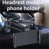 Picture of NewBinn Retractable Car Headrest Tablet Mount Holder, 360° Swivel Tablet Phone Holder for Car Back Seat, Backseat Phone Holder for 5-11" Tablet as iPad iPhone Samsung Galaxy
