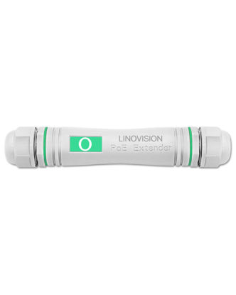 Picture of LINOVISION Gigabit Outdoor PoE Extender, Waterproof PoE Ethernet Repeater, Extend Extra 330ft PoE and Ethernet for IP Cameras, VoIP Phone