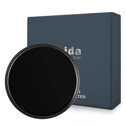 Picture of Haida Adjustable Filter for Camera Multi-Coating Variable ND Waterproof Scratch Resistant Filter Pro II Nano Coating Optical Glass Neutral Density SLR Photographic Filter (52mm)