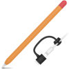 Picture of AhaStyle Duotone Case for Apple Pencil 1st Gen, Silicone Sleeve Cover with Cable Adapter Tether Kit Compatible with Apple Pencil 1st Generation(Orange)