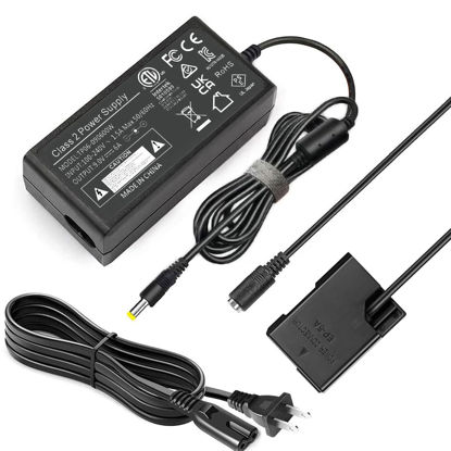 Picture of UORLEN EP-5A Power Supply Connector EH-5a AC Adapter EN-EL14a Dummy-Battery Kit for Nikon D3100 D3200 D3300 D3400 D3500 D5100 D5200 D5300 D5500 D5600 DF P7100 P7000 P7700 P7800 Cameras