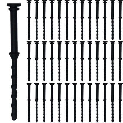 Picture of DKARDU Rubber Computer Cooling Fans Mount Screw, 65mm/2.56inch CPU Fan Mounting Pin Rivet Reducing Noise Anti-Vibration Soft Rubber Screws (40 Pack)