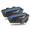 Picture of FreedConn Motorcycle Bluetooth Headset FX 2-10 Riders 1500m Intercom Motorcycle Communication System Bluetooth Intercom Universal Pairing IP67 Waterproof/Stereo Music/Handsfree/GPS/Black/2 Pack
