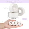 Picture of Label Tape Continuous Waterproof Label Tape Thermal Sticker Labels 0.59in X 13.12Ft(15mmX4m) Suitable for Most Label Maker for Home, Office, School, Barcode, Name, Date, Price etc(White, 4Rolls)