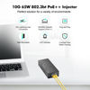 Picture of YuLinca 10G PoE Injector, 802.3af/at/bt Power Over Ethernet PoE Adapter, 10G/5G/1G Rate Auto-Adaptive, Non-PoE to PoE Adapter, Plug & Play, Distance Up to 100 Meters (328 ft.)