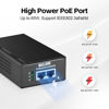 Picture of YuLinca 10G PoE Injector, 802.3af/at/bt Power Over Ethernet PoE Adapter, 10G/5G/1G Rate Auto-Adaptive, Non-PoE to PoE Adapter, Plug & Play, Distance Up to 100 Meters (328 ft.)