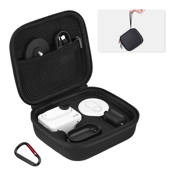Picture of BRDRC Carrying Case for Insta 360 GO 3S / GO 3 Accessories, Storage Bag Protective Case Hard Shell Cover for Insta360 GO 3S / GO3 Vlogging Action Camera Accessory