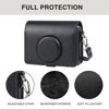 Picture of WOGOZAN Mini EVO Protective Case for Fujifilm Instax Mini EVO Hybrid Instant Camera Case, Mini PU Leather Bag Cover with Removable Shoulder Strap (Black)