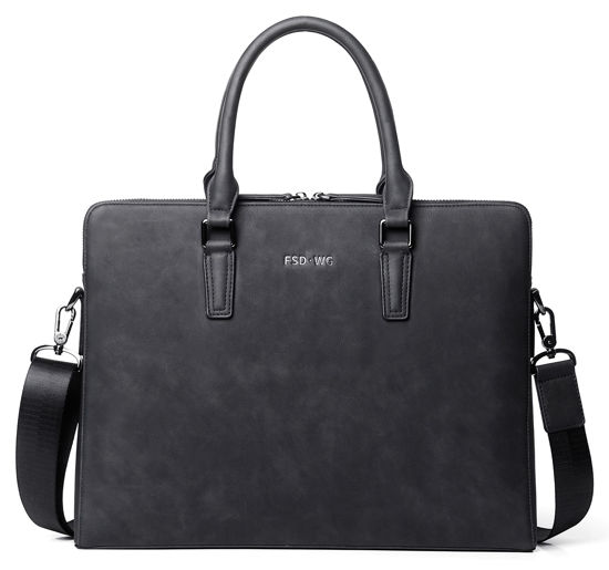 Picture of FSD. WG Business Bag Leather Messenger Bag Water Resistant Business Travel Briefcase Handbag Briefcase for Men