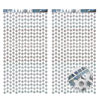 Picture of BRAVESHINE Silver Party Snowflake Backdrop - 2 Pack Hanging Foil Fringe Snow Flakes Party Streamers Curtain for Christmas Winter-Themed Frozen Birthday Baby Shower Holiday New Year Party Decorations