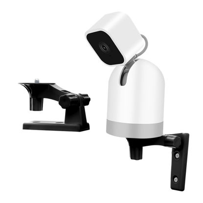 Picture of Adjustable Wall Mount Compatible with WYZE Cam Pan V3/V2 Blink Mini Pan-Tilt Camera, 180 Degree Angles Rotation for Camera Wall/Ceiling Indoor/Outdoor Mounting Bracket, Black