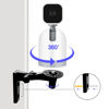 Picture of Adjustable Wall Mount Compatible with WYZE Cam Pan V3/V2 Blink Mini Pan-Tilt Camera, 180 Degree Angles Rotation for Camera Wall/Ceiling Indoor/Outdoor Mounting Bracket, Black