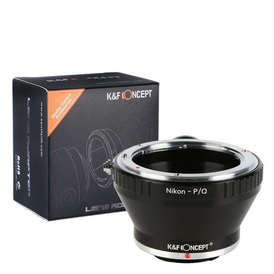 Picture of K&F Concept Lens Mount Adapter with Tripod for Nikon AI AI-S F Lens to Pentax Q-S1 Q10 Q7 Q DSLR Camera Camera Body