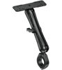 Picture of VAZESWIN Aluminum Alloy 1.5" Ball Fish Finder Mount with Bar Clamp Base Fit 1.5'' 1.75'' 1.85'' 2'' 2.1'' Round Rail, 9.1" Long Arm Marine Electronic Mount for Garmin, Lowrance, Humminbird, Raymarine