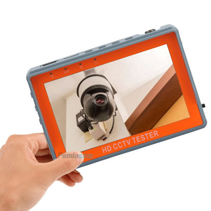 Picture of CCTV Test Monitor IV5 Portable Tool 5 inch LCD Screen 8MP HD AHD Tester Monitor TVI CVI CVBS Support UTP PTZ Audio Test CCTV Tester