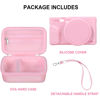 Picture of Canboc Case for Canon PowerShot G7X Mark III Digital Camera, 1* Hard Carrying Case + 1* Soft Silicone Cover with Removable Lens Cover, Pink (Case Only)