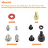 Picture of HELIFOUNER 480 Pieces Computer Standoffs Screws Assorted Kit for 2.5" SSD, Hard Drive, Computer Case, Motherboard, Fan Power Graphics with Screwdriver