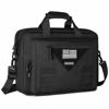 Picture of MOSISO Tactical Laptop Messenger Shoulder Bag, 15-16 inch Multifunctional Adjustable Large Notebook Carrying Sleeve Case Pockets, Black