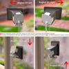 Picture of Angled Window Mount for Wyze Cam V4 Cam V3 , Tilts 20 Degrees in All Directions , Through Window Use Cam v4 (Black, Pack of 2)
